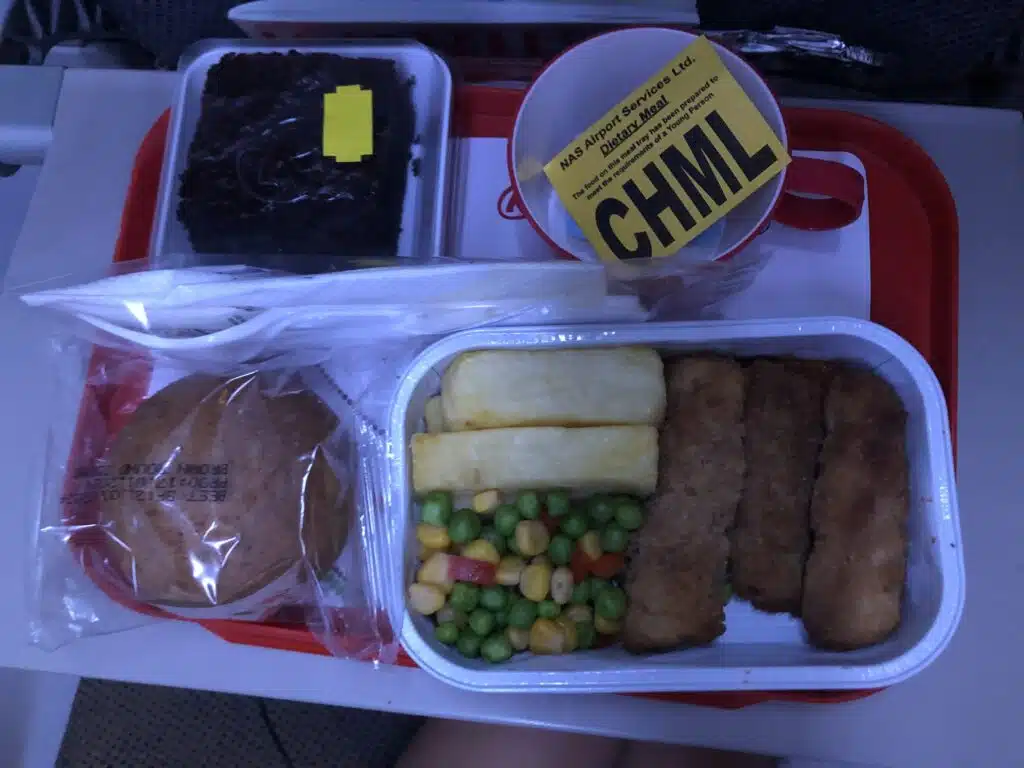 Kenya Airways - repas