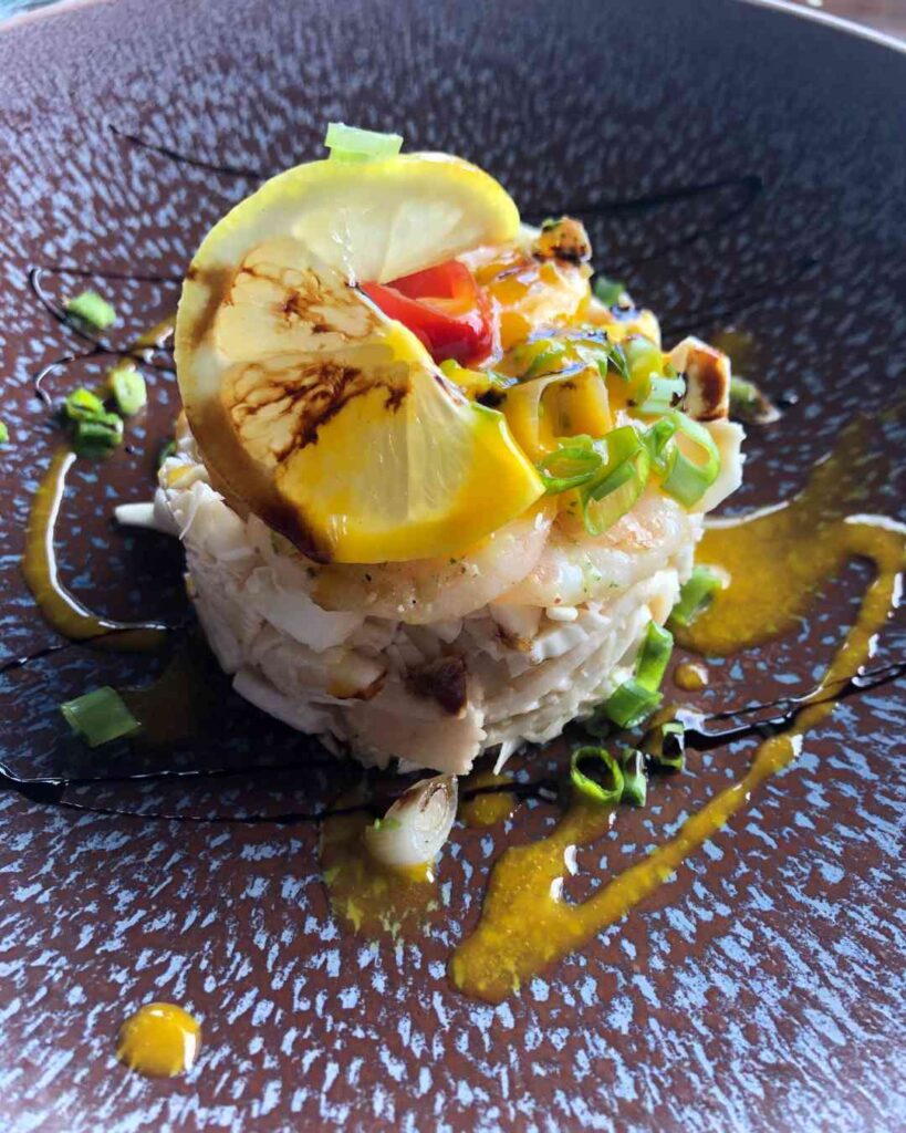 Le Chamarel Restaurant : salade de palmiste