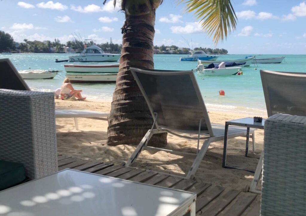 La vue plage de l'eden beach