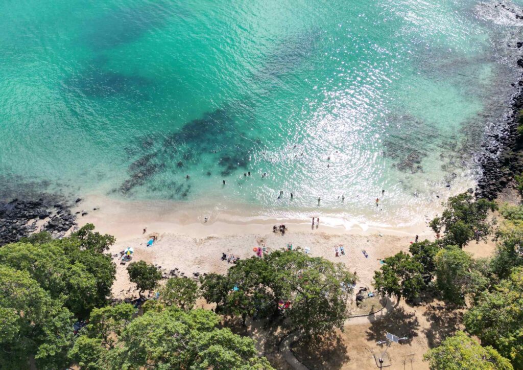 La plage de la cuvette