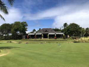 club house golf bel ombre et terrasse