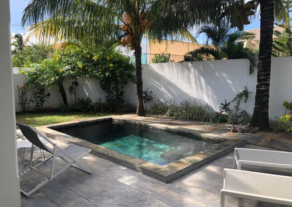 piscine privée de Mandala Moris vue de la terrasse