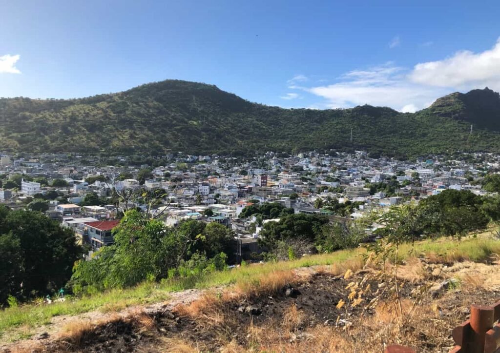 vue sur la région plaine verte