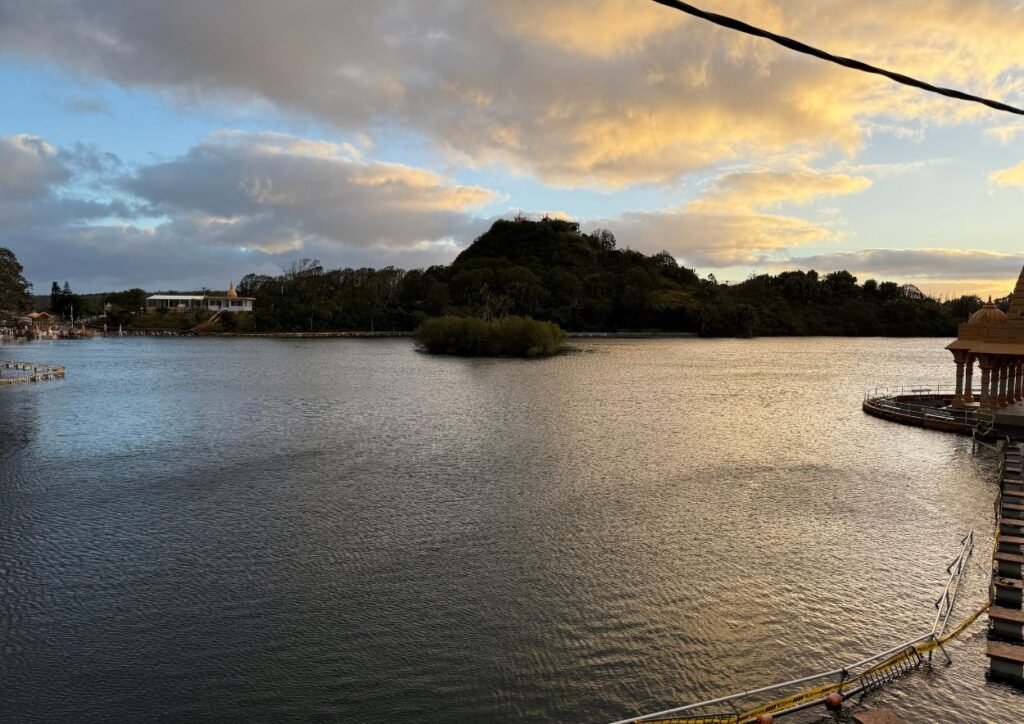 lac de ganga talao à l'ile maurice