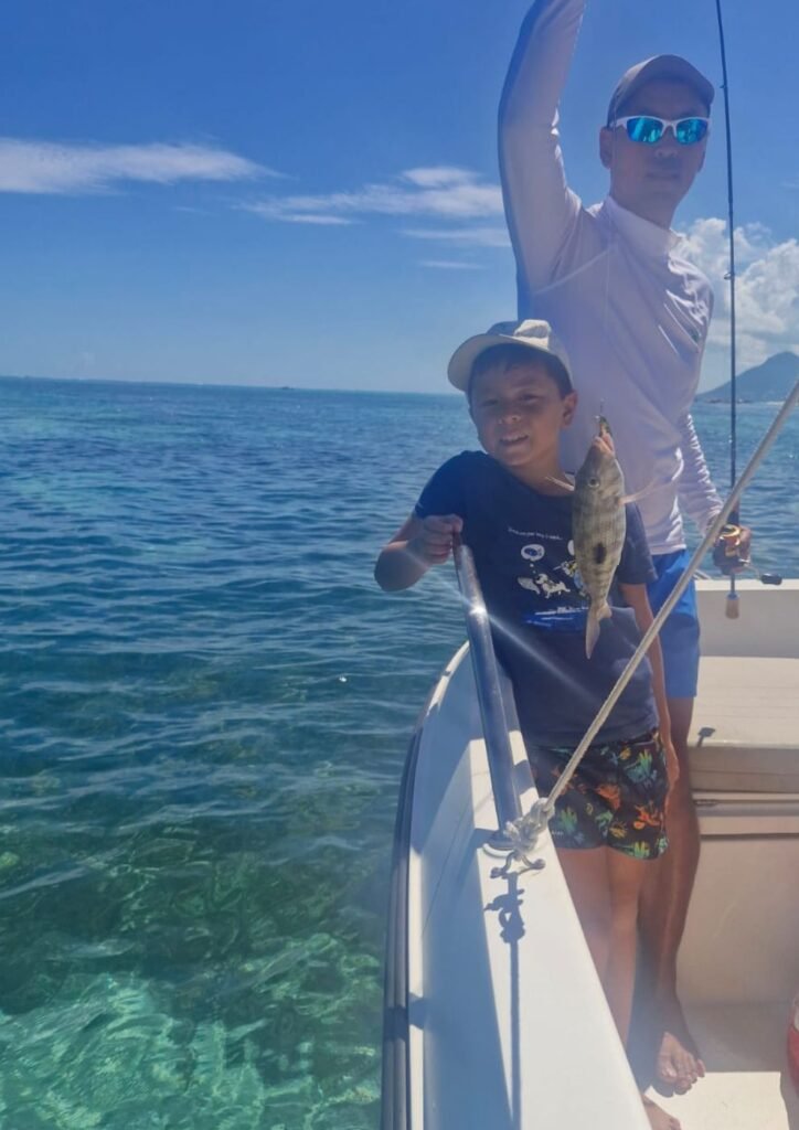 petite pêche à la traine - batardé attrapé